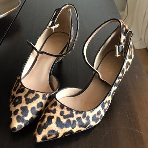 Franco Sarto leopard heels